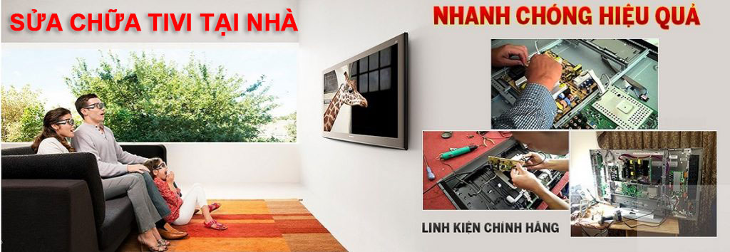 Sửa chữa tivi tại nhà giá rẻ chất lượng an toàn